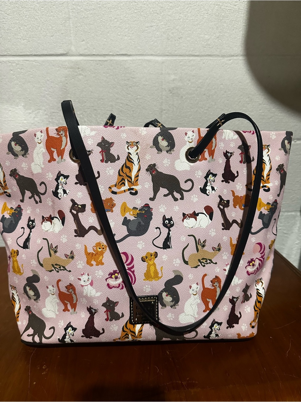 Dooney and Bourke Disney Cats Print shoulder Bag